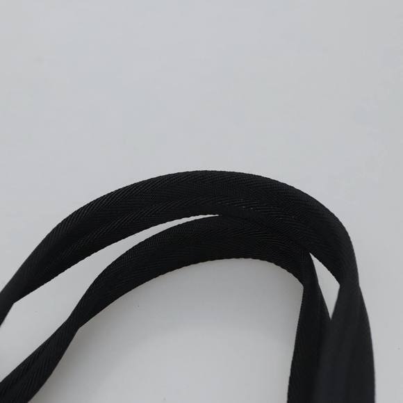 PRADA Hand Bag Nylon Black Gold Auth 101157 - Picture 14 of 16